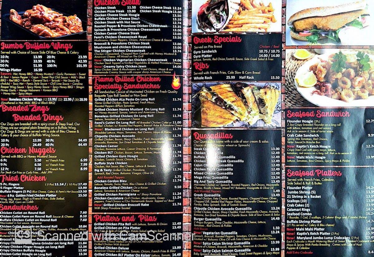 Femi's Pizza Menu - Image 3